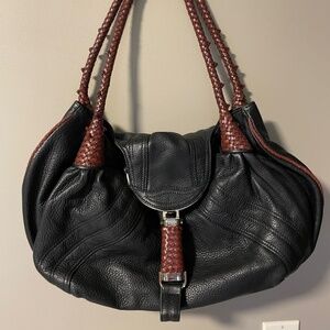 Ashneil Purse Pebbled Leather Hobo Handbag